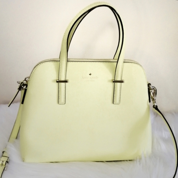 kate spade Handbags - Kate Spade Lemonade Yellow Maise Purse
